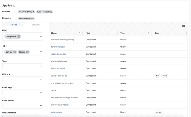 Data Source Entity Filter